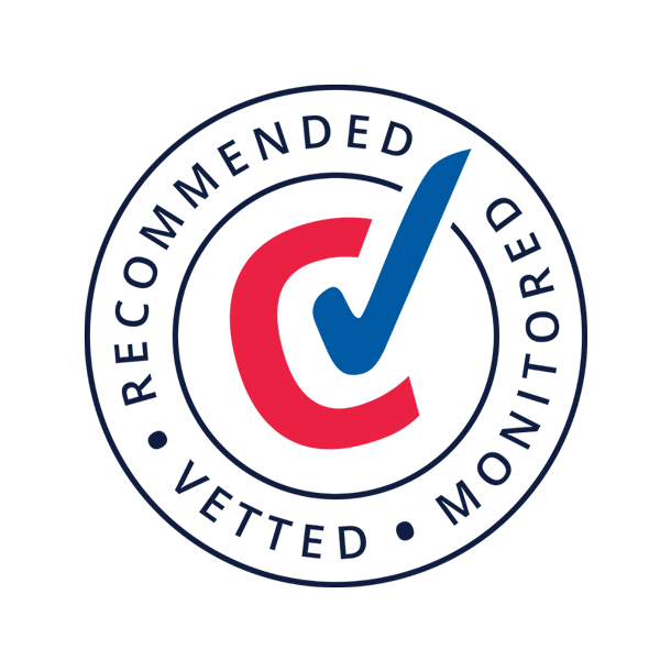 Checkatrade badge showing Ridley Roofing and Building as vetted, monitored and recommended